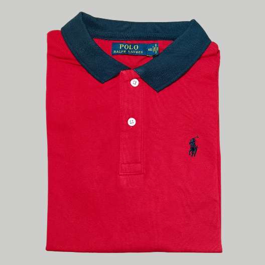 Mens Comfortable Cotton T Shirt Red